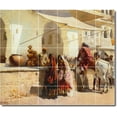 thumbnail image 1 of Ceramic Tile Mural-Edwin Weeks Village Painting 28. 48" w x 40" h using (30) 8 x 8 ceramic tiles, 1 of 3