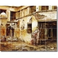 thumbnail image 1 of Ceramic Tile Mural-Edwin Weeks Village Painting 31. 40" w x 32" h using (20) 8 x 8 ceramic tiles, 1 of 3