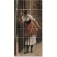 thumbnail image 1 of Ceramic Tile Mural-Eugen de Blaas Women Painting 69. 18" w x 36" h using (18) 6 x 6 ceramic tiles, 1 of 3