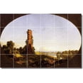 thumbnail image 1 of Ceramic Tile Mural-Frederic Church Landscapes Painting 221. 72" w x 48" h using (24) 12 x 12 ceramic tiles, 1 of 3