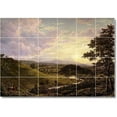 thumbnail image 1 of Ceramic Tile Mural-Frederic Church Landscapes Painting 249. 48" w x 32" h using (24) 8 x 8 ceramic tiles, 1 of 3