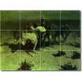 thumbnail image 1 of Ceramic Tile Mural-Frederic Remington Western 7. 48" w x 36" h using (12) 12 x 12 ceramic tiles, 1 of 3