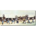 thumbnail image 1 of Ceramic Tile Mural-Frederic Remington Western Painting 73. 84" w x 36" h using (21) 12 x 12 ceramic tiles, 1 of 3