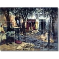 thumbnail image 1 of Ceramic Tile Mural-Frederick Bridgman Men Women Painting 12. 21.25" w x 25.5" h using (30) 4.25 x 4.25 ceramic tiles, 1 of 3