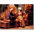thumbnail image 1 of Ceramic Tile Mural-Frederick Bridgman Women Painting 92. 25.5" w x 17" h using (24) 4.25 x 4.25 ceramic tiles, 1 of 3