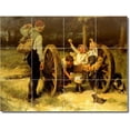 thumbnail image 1 of Ceramic Tile Mural-Frederick Morgan Country Painting 141. 17" w x 12.75" h using (12) 4.25 x 4.25 ceramic tiles, 1 of 3