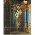 thumbnail image 1 of Ceramic Tile Mural-Gaston Bussiere Nudes Tile Mural Traditional House Remodeling. 48" w x 60" h using (20) 12 x 12 ceramic tiles, 1 of 3