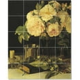 thumbnail image 1 of Ceramic Tile Mural-Georg Waldmuller Ferdinand Flowers Tile Mural Modern House Decor. 24" w x 30" h using (20) 6 x 6 ceramic tiles, 1 of 3