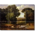 thumbnail image 1 of Ceramic Tile Mural-George Inness Country Painting 148. 17" w x 12.75" h using (12) 4.25 x 4.25 ceramic tiles, 1 of 3