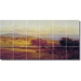 thumbnail image 1 of Ceramic Tile Mural-George Inness Landscapes Painting 255. 48" w x 24" h using (18) 8 x 8 ceramic tiles, 1 of 3