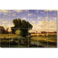 thumbnail image 1 of Ceramic Tile Mural-George Inness Landscapes Painting 258. 36" w x 24" h using (24) 6 x 6 ceramic tiles, 1 of 3
