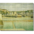 thumbnail image 1 of Ceramic Tile Mural-Georges Seurat Waterfront Painting 199. 48" w x 40" h using (30) 8 x 8 ceramic tiles, 1 of 3