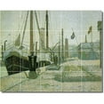 thumbnail image 1 of Ceramic Tile Mural-Georges Seurat Waterfront Painting 200. 60" w x 48" h using (20) 12 x 12 ceramic tiles, 1 of 3