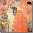 thumbnail image 1 of Ceramic Tile Mural-Gustave Klimt Abstract Shower Tile Mural 11. 40" w x 40" h using (25) 8 x 8 ceramic tiles, 1 of 3