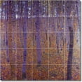thumbnail image 1 of Ceramic Tile Mural-Gustave Klimt Country Painting 159. 21.25" w x 21.25" h using (25) 4.25 x 4.25 ceramic tiles, 1 of 3
