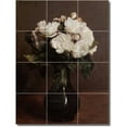 thumbnail image 1 of Ceramic Tile Mural-Henri Fantin-Latour Flowers Backsplash Tile Mural 19. 18" w x 24" h using (12) 6 x 6 ceramic tiles, 1 of 3