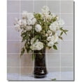 thumbnail image 1 of Ceramic Tile Mural-Henri Fantin-Latour Flowers Backsplash Tile Mural 8. 12.75" w x 17" h using (12) 4.25 x 4.25 ceramic tiles, 1 of 3