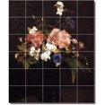 thumbnail image 1 of Ceramic Tile Mural-Henri Fantin-Latour Flowers Bathroom Tile Mural 28. 30" w x 36" h using (30) 6 x 6 ceramic tiles, 1 of 3
