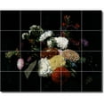 thumbnail image 1 of Ceramic Tile Mural-Henri Fantin-Latour Flowers Floor Tile Mural 7. 60" w x 48" h using (20) 12 x 12 ceramic tiles, 1 of 3