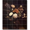 thumbnail image 1 of Ceramic Tile Mural-Henri Fantin-Latour Flowers Painting 123. 21.25" w x 25.5" h using (30) 4.25 x 4.25 ceramic tiles, 1 of 3