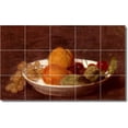 thumbnail image 1 of Ceramic Tile Mural-Henri Fantin-Latour Fruit Vegetables Wall Tile Mural 26. 60" w x 36" h using (15) 12 x 12 ceramic tiles, 1 of 3