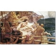 thumbnail image 1 of Ceramic Tile Mural-Herbert James Draper Mythology Tile Mural Interior Renovate. 40" w x 24" h using (15) 8 x 8 ceramic tiles, 1 of 3