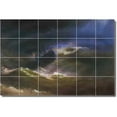 thumbnail image 1 of Ceramic Tile Mural-Ivan Aivazovsky Waterfront Painting 234. 25.5" w x 17" h using (24) 4.25 x 4.25 ceramic tiles, 1 of 3
