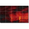 thumbnail image 1 of Ceramic Tile Mural-Ivan Aivazovsky Waterfront Painting 240. 40" w x 24" h using (15) 8 x 8 ceramic tiles, 1 of 3