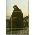 thumbnail image 1 of Ceramic Tile Mural-Ivan Kramskoy Religious 24. 32" w x 48" h using (24) 8 x 8 ceramic tiles, 1 of 3