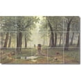 thumbnail image 1 of Ceramic Tile Mural-Ivan Shishkin Country Painting 174. 30" w x 18" h using (15) 6 x 6 ceramic tiles, 1 of 3