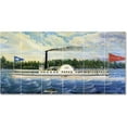 thumbnail image 1 of Ceramic Tile Mural-James Bard Ships Tile Mural Interior Remodel Ideas. 72" w x 36" h using (18) 12 x 12 ceramic tiles, 1 of 3