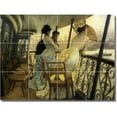 thumbnail image 1 of Ceramic Tile Mural-James Tissot Women Painting 126. 48" w x 36" h using (12) 12 x 12 ceramic tiles, 1 of 3