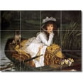 thumbnail image 1 of Ceramic Tile Mural-James Tissot Women Painting 127. 48" w x 36" h using (12) 12 x 12 ceramic tiles, 1 of 3