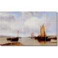 thumbnail image 1 of Ceramic Tile Mural-James Webb Ships Shower Tile Mural 20. 40" w x 24" h using (15) 8 x 8 ceramic tiles, 1 of 3