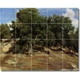 thumbnail image 1 of Ceramic Tile Mural-Jean Corot Landscapes Painting 305. 21.25" w x 17" h using (20) 4.25 x 4.25 ceramic tiles, 1 of 3