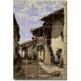 thumbnail image 1 of Ceramic Tile Mural-Jean Corot Village Painting 72. 48" w x 72" h using (24) 12 x 12 ceramic tiles, 1 of 3