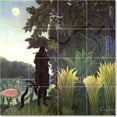 thumbnail image 1 of Ceramic Tile Mural-Jean-Jacques Rousseau Poster Art Tile Mural Commercial Design. 48" w x 48" h using (16) 12 x 12 ceramic tiles, 1 of 3