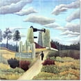 thumbnail image 1 of Ceramic Tile Mural-Jean-Jacques Rousseau Poster Art Tile Mural Contemporary Renovations. 24" w x 24" h using (16) 6 x 6 ceramic tiles, 1 of 3