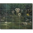 thumbnail image 1 of Ceramic Tile Mural-Jean Millet Flowers 29. 30" w x 24" h using (20) 6 x 6 ceramic tiles, 1 of 3