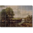 thumbnail image 1 of Ceramic Tile Mural-John Constable Country Painting 204. 25.5" w x 17" h using (24) 4.25 x 4.25 ceramic tiles, 1 of 3