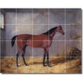 thumbnail image 1 of Ceramic Tile Mural-John Frederick Herring Horses 22. 21.25" w x 17" h using (20) 4.25 x 4.25 ceramic tiles, 1 of 3