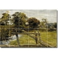 thumbnail image 1 of Ceramic Tile Mural-John Millais Country Painting 250. 48" w x 32" h using (24) 8 x 8 ceramic tiles, 1 of 3