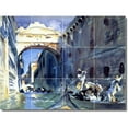 thumbnail image 1 of Ceramic Tile Mural-John Sargent City 7. 24" w x 18" h using (12) 6 x 6 ceramic tiles, 1 of 3