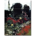 thumbnail image 1 of Ceramic Tile Mural-John Sargent Garden Wall Tile Mural 24. 18" w x 24" h using (12) 6 x 6 ceramic tiles, 1 of 3