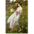 thumbnail image 1 of Ceramic Tile Mural-John Waterhouse Women Painting 166. 32" w x 48" h using (24) 8 x 8 ceramic tiles, 1 of 3