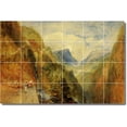 thumbnail image 1 of Ceramic Tile Mural-Joseph Turner Landscapes Painting 364. 48" w x 32" h using (24) 8 x 8 ceramic tiles, 1 of 3