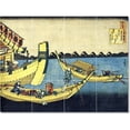 thumbnail image 1 of Ceramic Tile Mural-Katsushika Hokusai Ukiyo-E Painting 12. 48" w x 36" h using (12) 12 x 12 ceramic tiles, 1 of 3