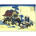 thumbnail image 1 of Ceramic Tile Mural-Katsushika Hokusai Ukiyo-E Painting 16. 48" w x 36" h using (12) 12 x 12 ceramic tiles, 1 of 3