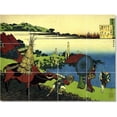 thumbnail image 1 of Ceramic Tile Mural-Katsushika Hokusai Ukiyo-E Painting 18. 24" w x 18" h using (12) 6 x 6 ceramic tiles, 1 of 3