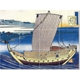 thumbnail image 1 of Ceramic Tile Mural-Katsushika Hokusai Ukiyo-E Painting 39. 24" w x 18" h using (12) 6 x 6 ceramic tiles, 1 of 3